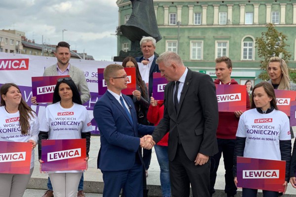Prezydent Krzysztof Matyjaszczyk poparł kandydaturę Wojciecha Koniecznego do Senatu