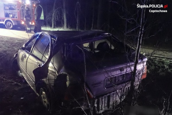 Śmiertelny wypadek w Koniecpolu. Zginął 24-letni kierowca hondy