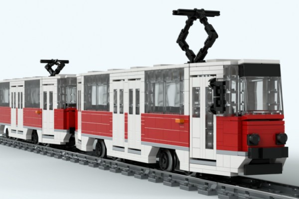 Zbudował częstochowski tramwaj z klocków Lego