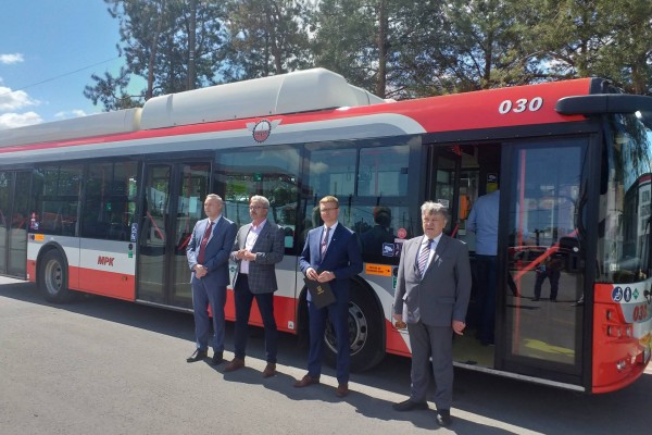 Pierwszy autobus hybrydowy po przeróbkach na testach w Częstochowie (zdjęcia)