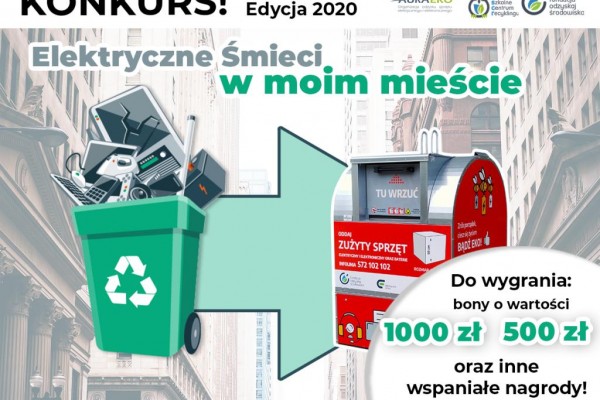 "Elektryczne śmieci w moim mieście". Konkurs dla częstochowskich przedszkolaków i uczniów