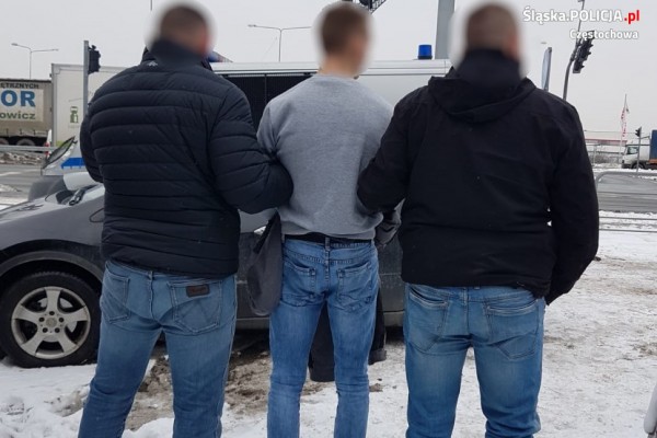 Poszukwiany europejskim nakazem aresztowania zatrzymany przez częstochowską policję
