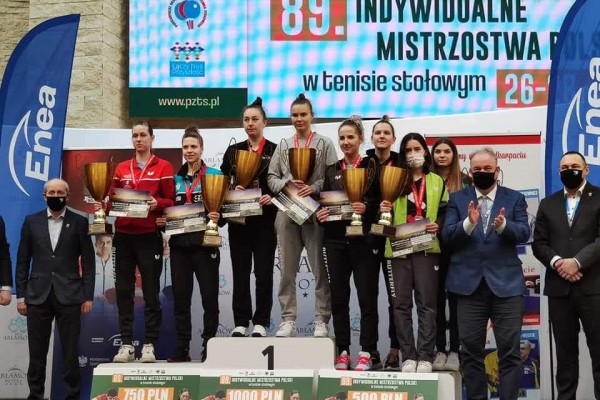 Częstochowska tenisistka na podium Mistrzostw Polski