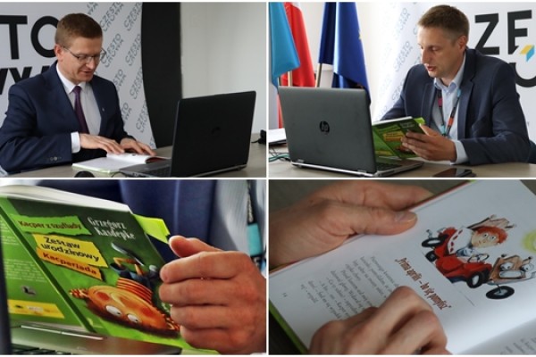 Prezydent Matyjaszczyk czytał dzieciom z podstawówki