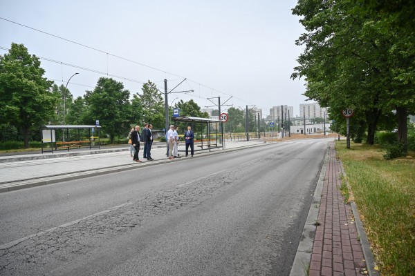 Prezydent Częstochowy oglądał nowe inwestycje w dzielnicy Północ (zdjęcia)