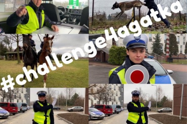 Challenge częstochowskich policjantów dla 7-letniej Agatki