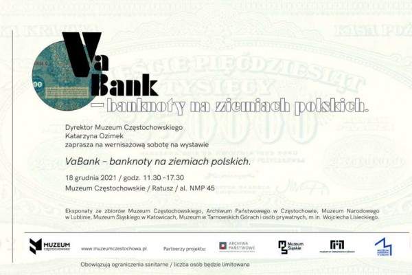 "VaBank...". Wystawa banknotów kolekcjonerskich w Ratuszu Miejskim