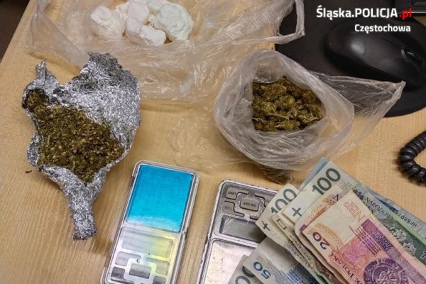 Częstochowska policja poluje na dilerów narkotyków