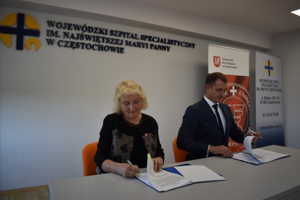 Studenci częstochowskiego uniwersytetu będą praktykować w Wojewódzkim Szpitalu Specjalistycznym