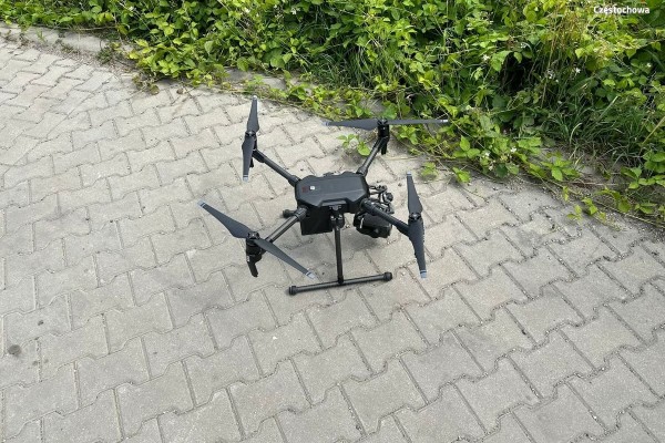 "Bezpieczny pieszy" w Częstochowie. Policjanci wykorzystali drona