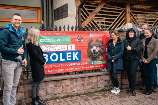 "Szczęśliwe Psy" i "Szczęśliwe Koty". Niezwykła kampania wyborcza w Częstochowie (zdjęcia)