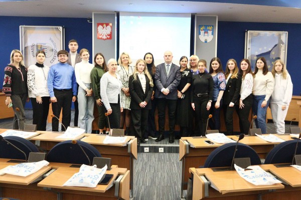 Delegacja z Ukrainy odwiedziła częstochowski Urząd Miasta (zdjęcia)