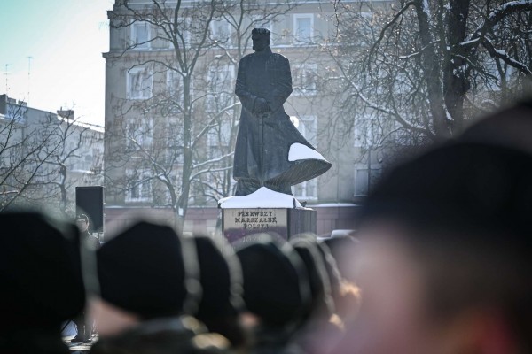 Częstochowa uczciła 156. rocznicę urodzin marszałka Piłsudskiego (zdjęcia)