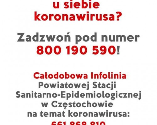 Ważne informacje dla mieszkańców i mieszkanek Częstochowy!